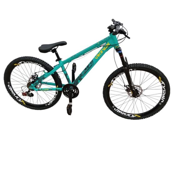 Imagem de Bicicleta Vikingx Aro 26 Quadro Aluminio Tuff 30 Rodas Vmaxx 24V Mtb Freerider