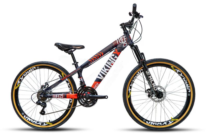 Bicicleta Vikingx Tuff 29 Aro 26 Susp. Dianteira 21 Marchas - Laranja