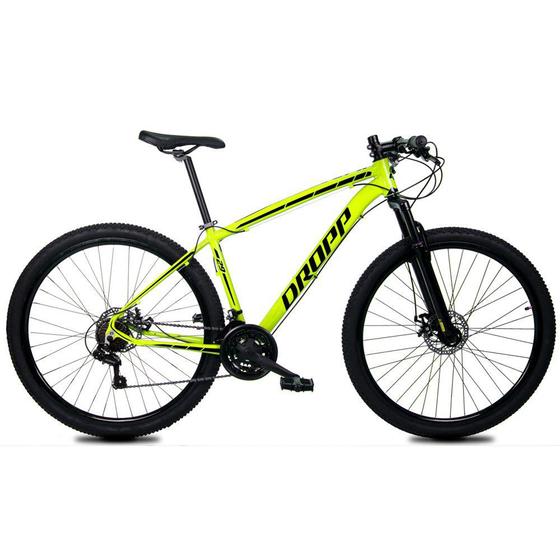 Imagem de Bicicleta Z1-X Aro 29 Quadro 21 Alumínio 21 Marchas Freio Disco Mecânico Amarelo - Dropp