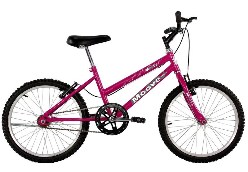 Bicicleta Dalannio Bike Moove Aro 20 Rígida 1 Marcha - Rosa