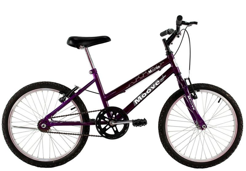 Bicicleta Dalannio Bike Moove Aro 20 Rígida 1 Marcha - Violeta