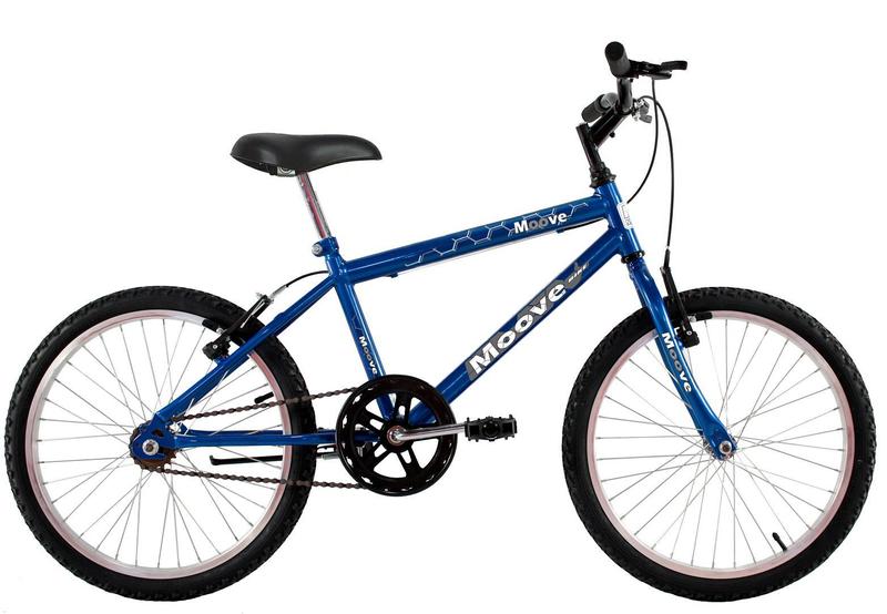 Bicicleta Dalannio Bike Moove Aro 20 Rígida 1 Marcha - Azul