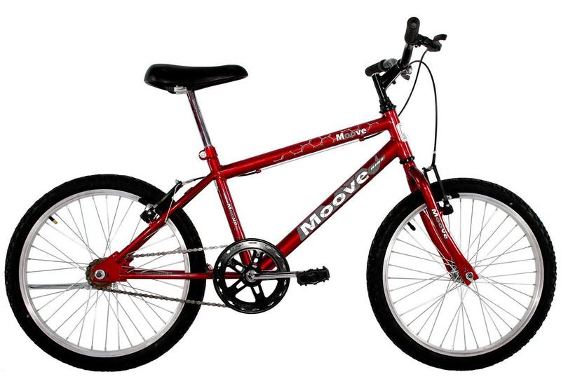 Bicicleta Dalannio Bike Moove Aro 20 Rígida 1 Marcha - Vermelho