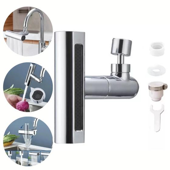 Imagem de Bico Adaptador Torneira Extensor Flexivel 4 em 1 Cascata
