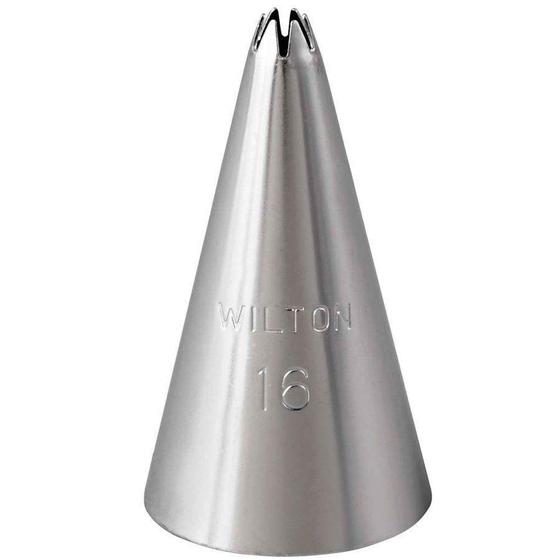 Imagem de Bico de Confeitar Pitanga 16 Pequeno Wilton Inox