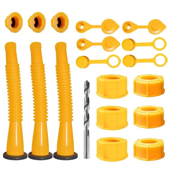 Imagem de Bico de Substituição para Lata de Gás FOANRIY - Kit com 3 Tampas de Ventilação