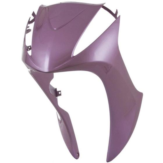Bico Frontal Carenagem Moto Modelo Original Pro Tork Biz 125 Es 2014 - 2015 Rosa Prata Imagem de Bico Frontal Carenagem Moto Modelo Original Pro Tork Biz 125 Es 2014 - 2015 Rosa Prata