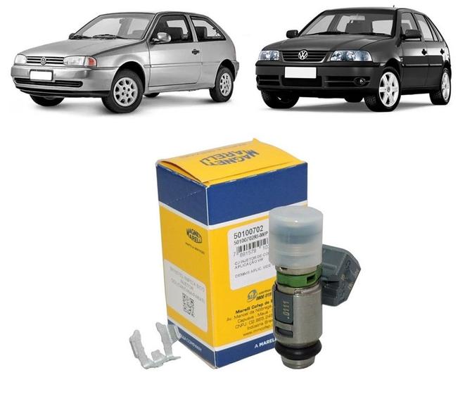 Imagem de Bico Injetor Volkswagen Gol/parati/saveiro 1.6/1.8 1997 a 2006 Gas. Magneti Marelli