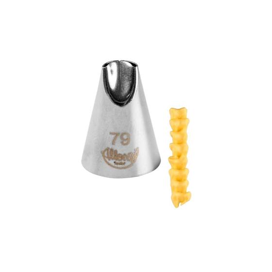 Imagem de Bico p/ confeitar especial aço inox n.79 - cromus