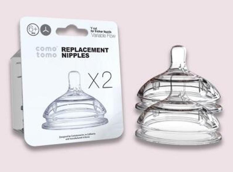 Bico Para Mamadeira Comotomo + 6M Fluxo Rápido Com 2 Menor preço em Bico Para Mamadeira Comotomo + 6M Fluxo Rápido Com 2