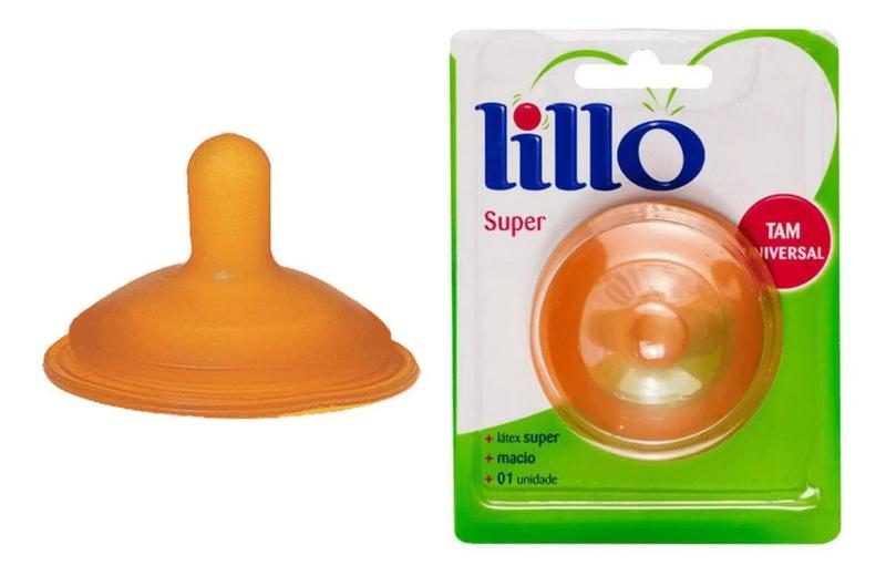 Bicos De Mamadeira Em Latex Linha Super 2und - Lillo - Bico de ...