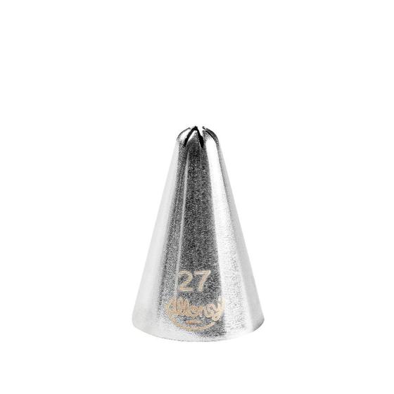 Imagem de Bicos Para Confeitar - Pitanga Fechada - Aço Inox - Nº27  - 1 unidade - Cromus Linha Profissional Allonsy - Rizzo