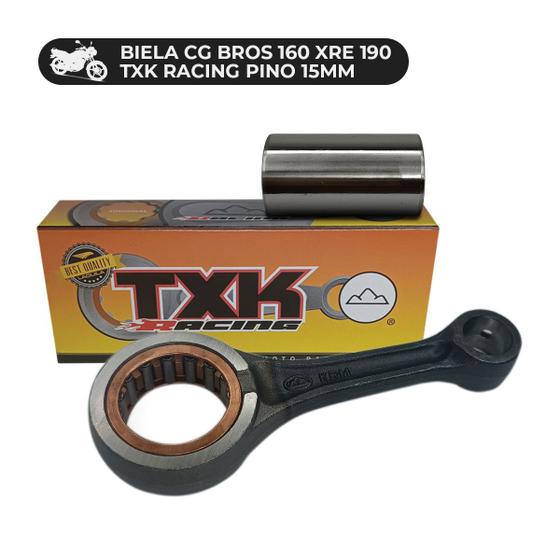 Imagem de Biela completa racing cg bros 160 xre 190 16/23 (pino 15mm) - txk