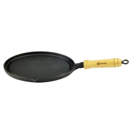 Imagem de Bifeteira Redonda Lisa Com Cabo Santana 22cm