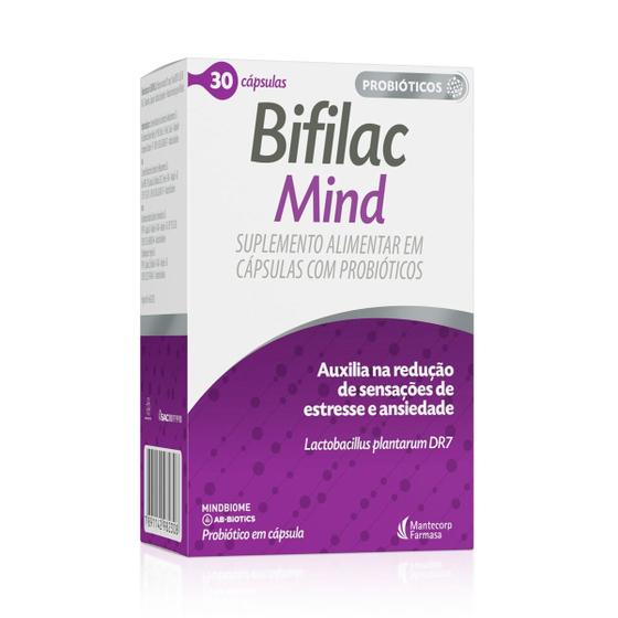 Imagem de Bifilac Mind Suplemento Alimentar de Probióticos 30 Cápsulas