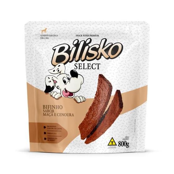 Imagem de Bifinho Bilisko Select Maçã com Cenoura 800g