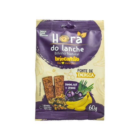 Imagem de Bifinho Brincalhão Hora Do Lanche Banana e Açaí 60G