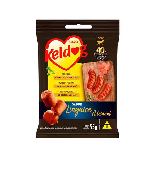 Imagem de Bifinho Keldog Para Cães Mini Linguica Artesanal 55g