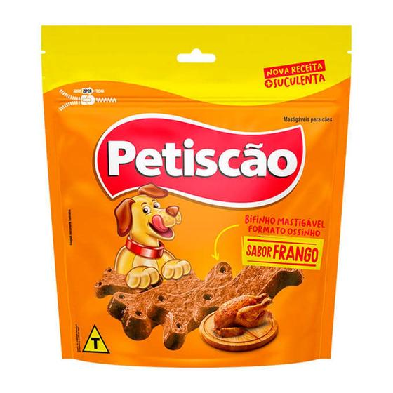 Imagem de Bifinho Mastigável Petiscão Tablete Para Cães Sabor Frango 250g