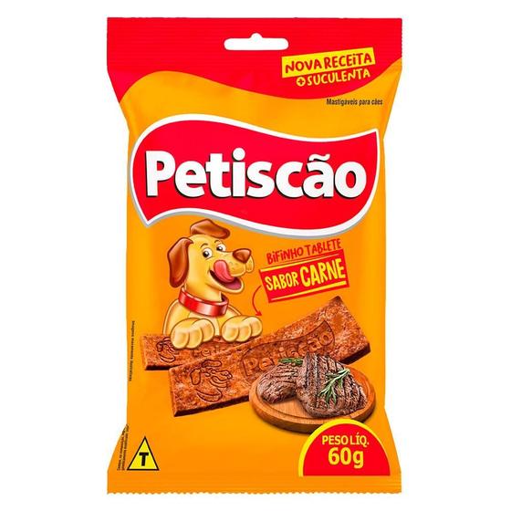 Imagem de Bifinho Petiscão para Cães Sabor Carne - 60g