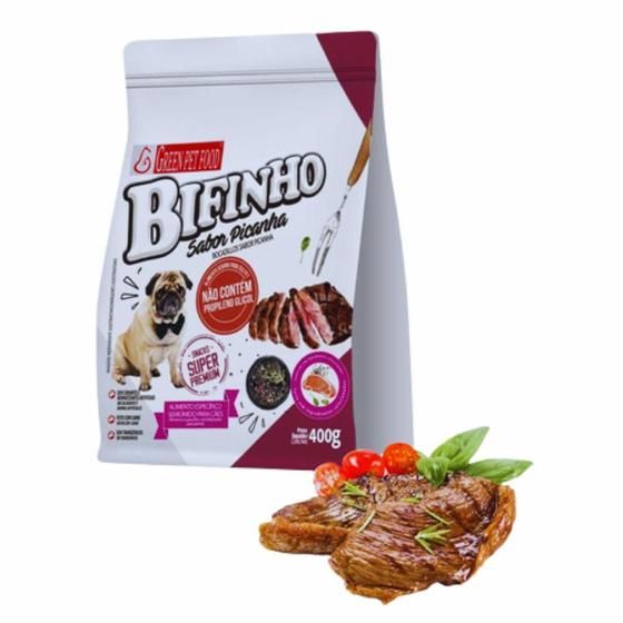 Imagem de Bifinho Petisco Para Cães Sabor Picanha 400G Green Pet Food