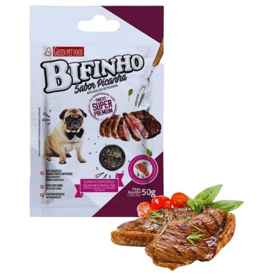 Imagem de Bifinho Petisco Para Cães Sabor Picanha 50g Green Pet Food