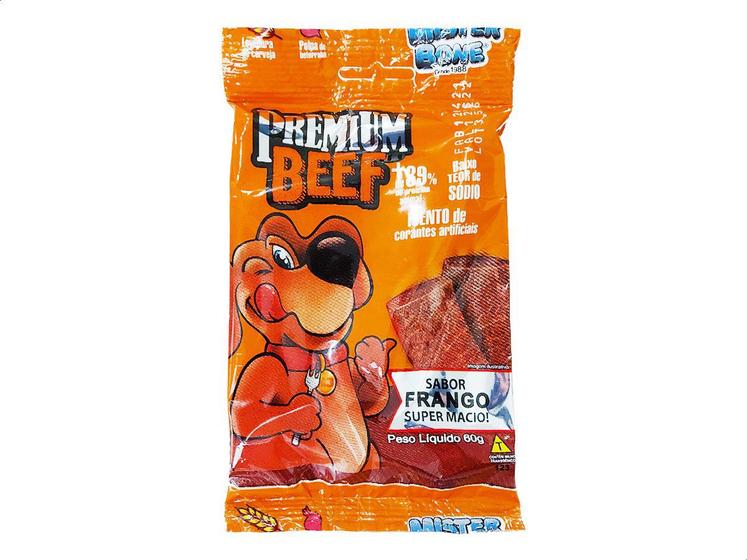 Imagem de Bifinho Premium Petisco Adestramento Misterbone - 60 Gr