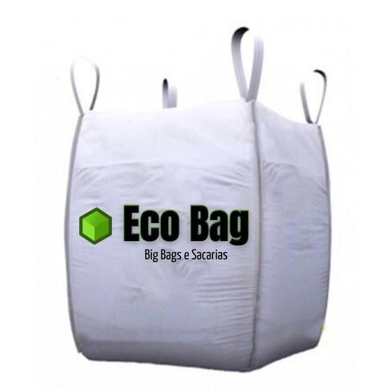 Imagem de Big Bag Saco 90X90X120 Cm 1000Kg Resistente Reforçado 1M C1