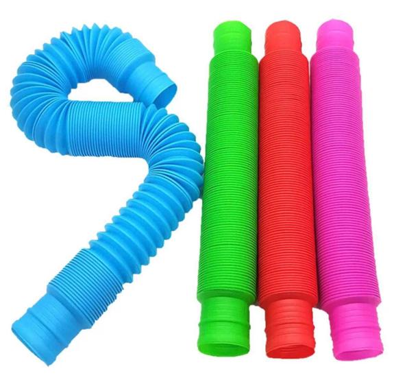 Imagem de Big Pop Tube Fechado 21 E Aberto 70 Cm Fidget Toy Sensor