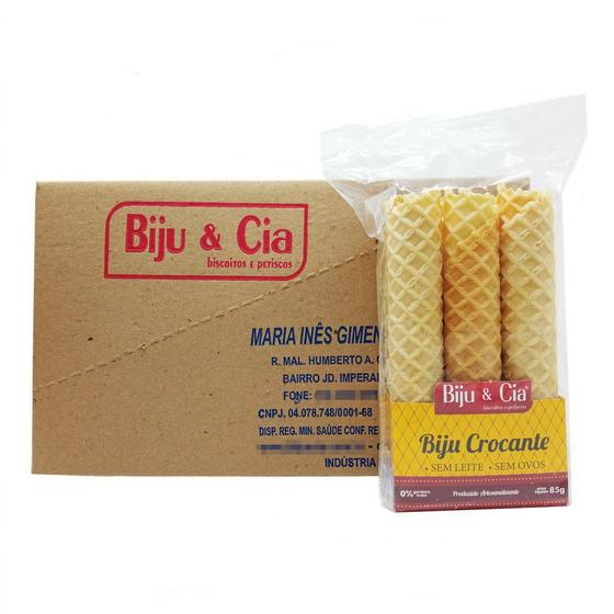Imagem de Biju Crocante sem Leite e sem Ovos Caixa com 10un x 85g - Biju&Cia