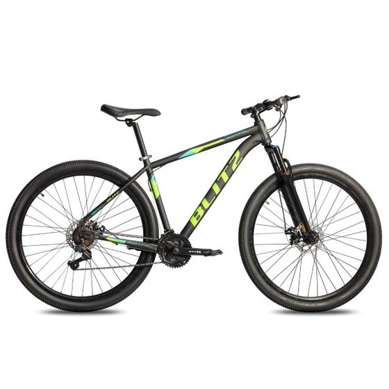 Imagem de Bike 29 Blitz Pontal Mtb Shimano 21v Hidraulico Sus Trava