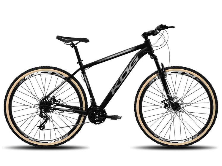 Bicicleta Ksw Xlt Disc H Aro 29 Susp. Dianteira 24 Marchas - Cinza/preto