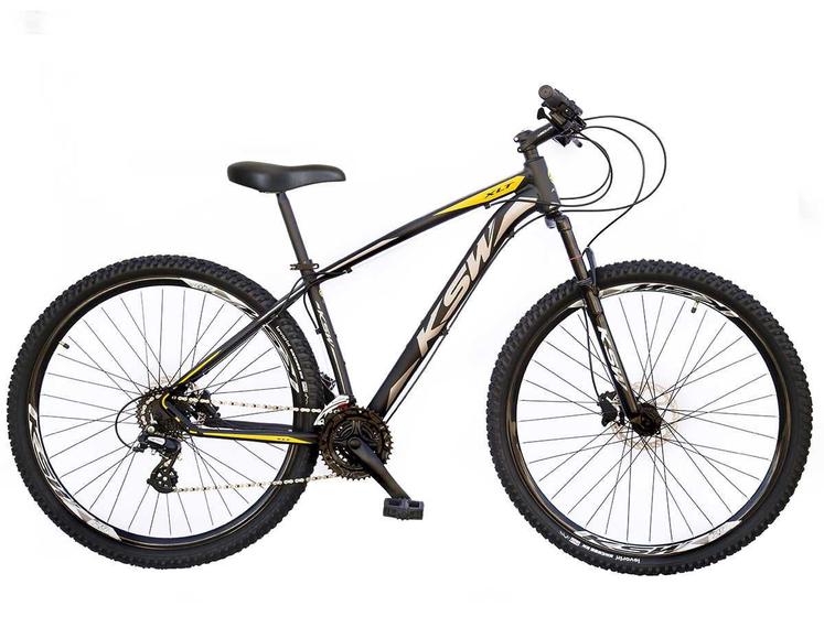 Bike Aro 29 MTB Quadro KSW XLT Cambio Altus 24V F Hidráulico Bicicleta Mountain Bike