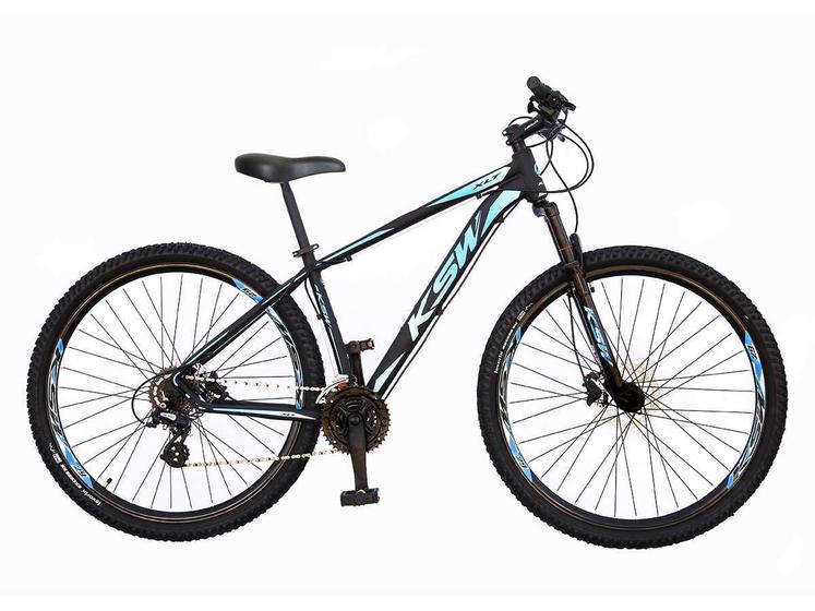 Imagem de Bike MTB 29 KSW 24V Shimano Acera Hidráulico K7 Trava Guidão