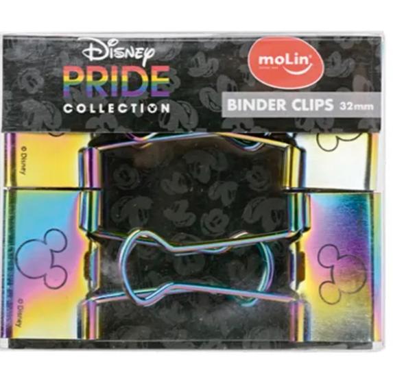 Imagem de Binder clip Mickey rainbow 32mm cx c/4 un