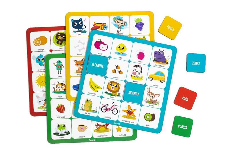 Bingo das Palavras Brinquedo Educativo Alfabetização - Babebi - Brinquedos  Educativos - Magazine Luiza