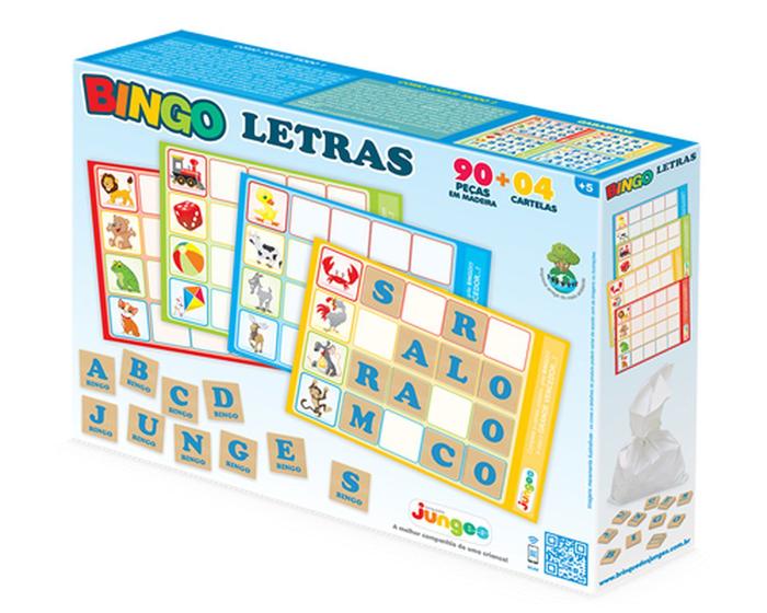 Imagem de Bingo de Letras Infantil Junges