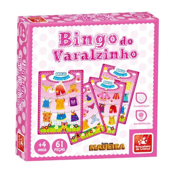Imagem de Bingo do Varalzinho Brinquedo Educativo e Pedagógico