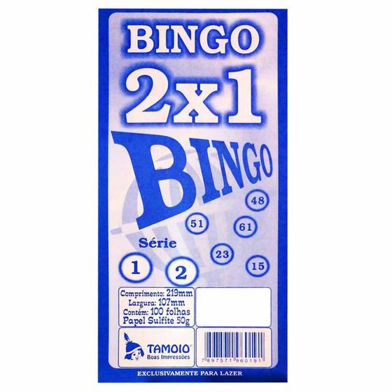 Imagem de Bingo Tamoio 2x1 100 Folhas