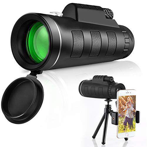 Imagem de binóculos telescópio monóculo  monocular suporte celular - 40X60 Luneta 1000 Metros