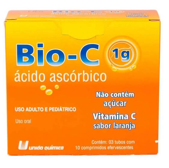 Imagem de BIO C 1G 10CP 3TUBOS Vitamina C