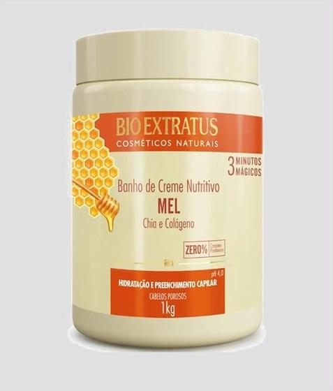 Imagem de Bio extratus Banho de creme Mel. 1kg