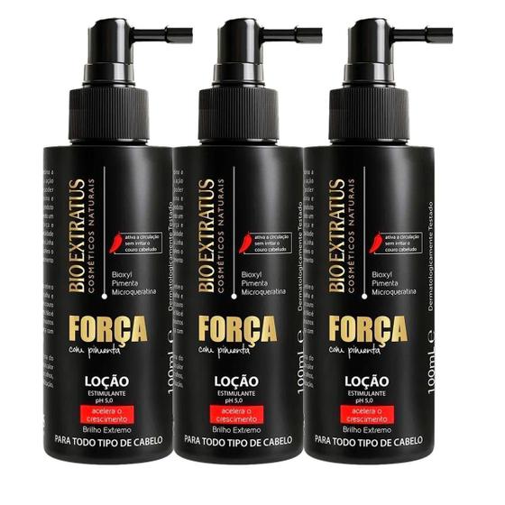 Imagem de Bio Extratus Força Pimenta Loçao Capilar 100ml 3 Unidades