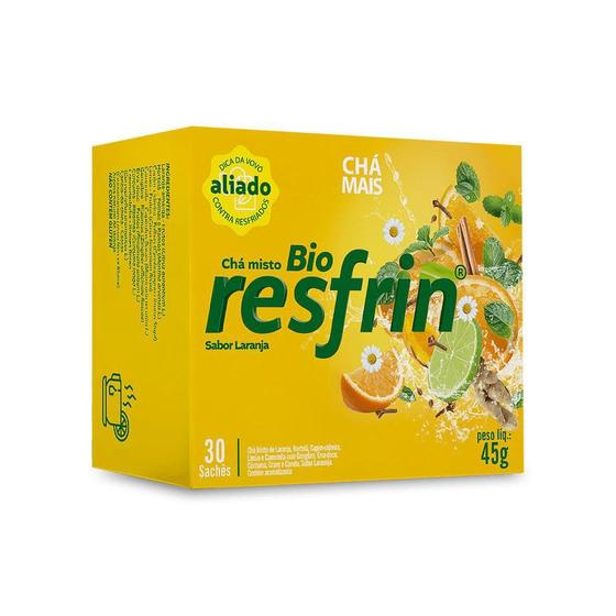 Imagem de Bio Resfrin - Cha Misto Laranja- 30 Saches 45G Chá Mais