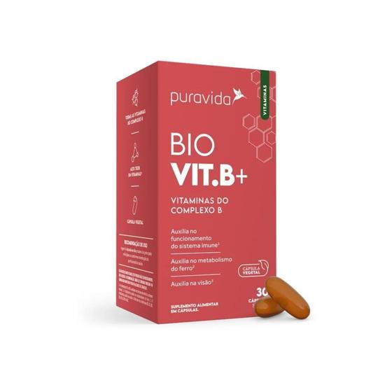 Bio vit.b+ pura vida - 30 cps Menor preço em Bio vit.b+ pura vida - 30 cps