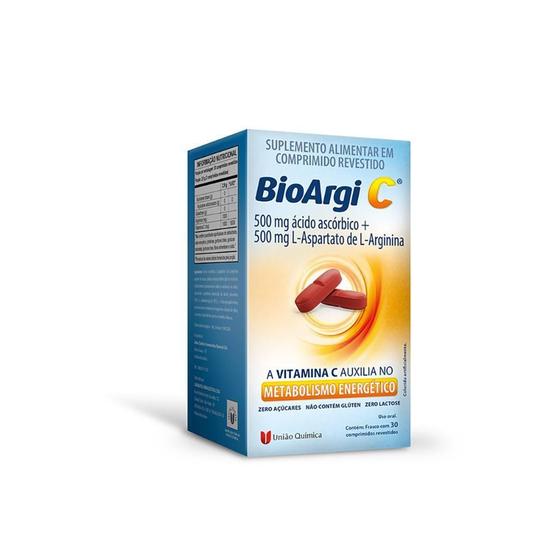 Imagem de Bioargi C 500Mg + 500Mg 30 Comprimidos Revestidos