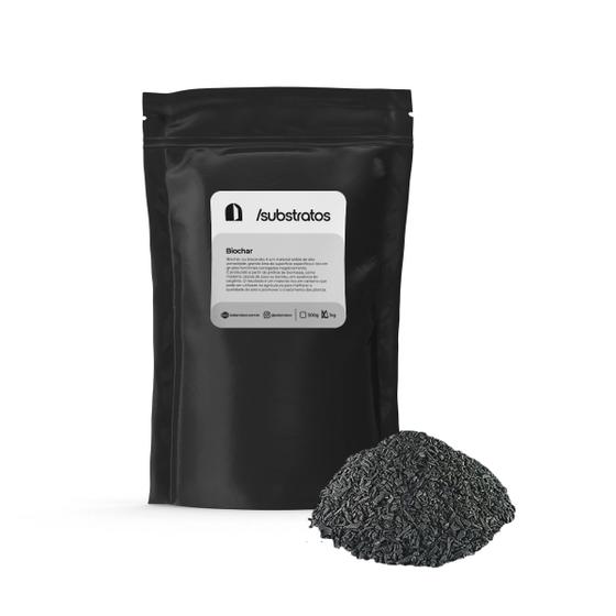 Imagem de Biochar - Carvão Vegetal Ativado Orgânico 500g ou 1kg