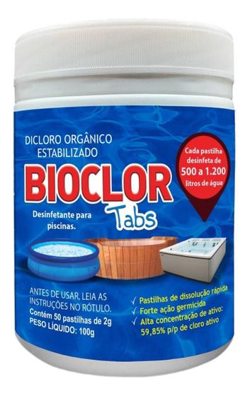 Imagem de Bioclor 2g Caixa com 50 pastilhas Clorin Nautika
