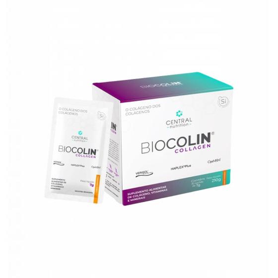 Imagem de Biocolin Collagen- Central Nutrition- Tangerina 30 Sachês