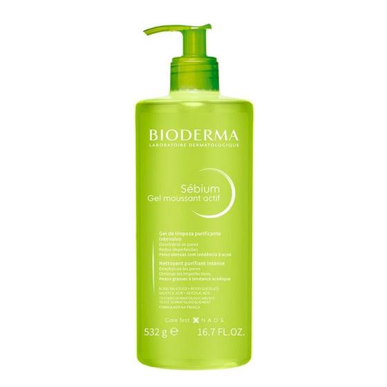 Imagem de Bioderma Sébium Gel Moussant Actif Gel de Limpeza 532g